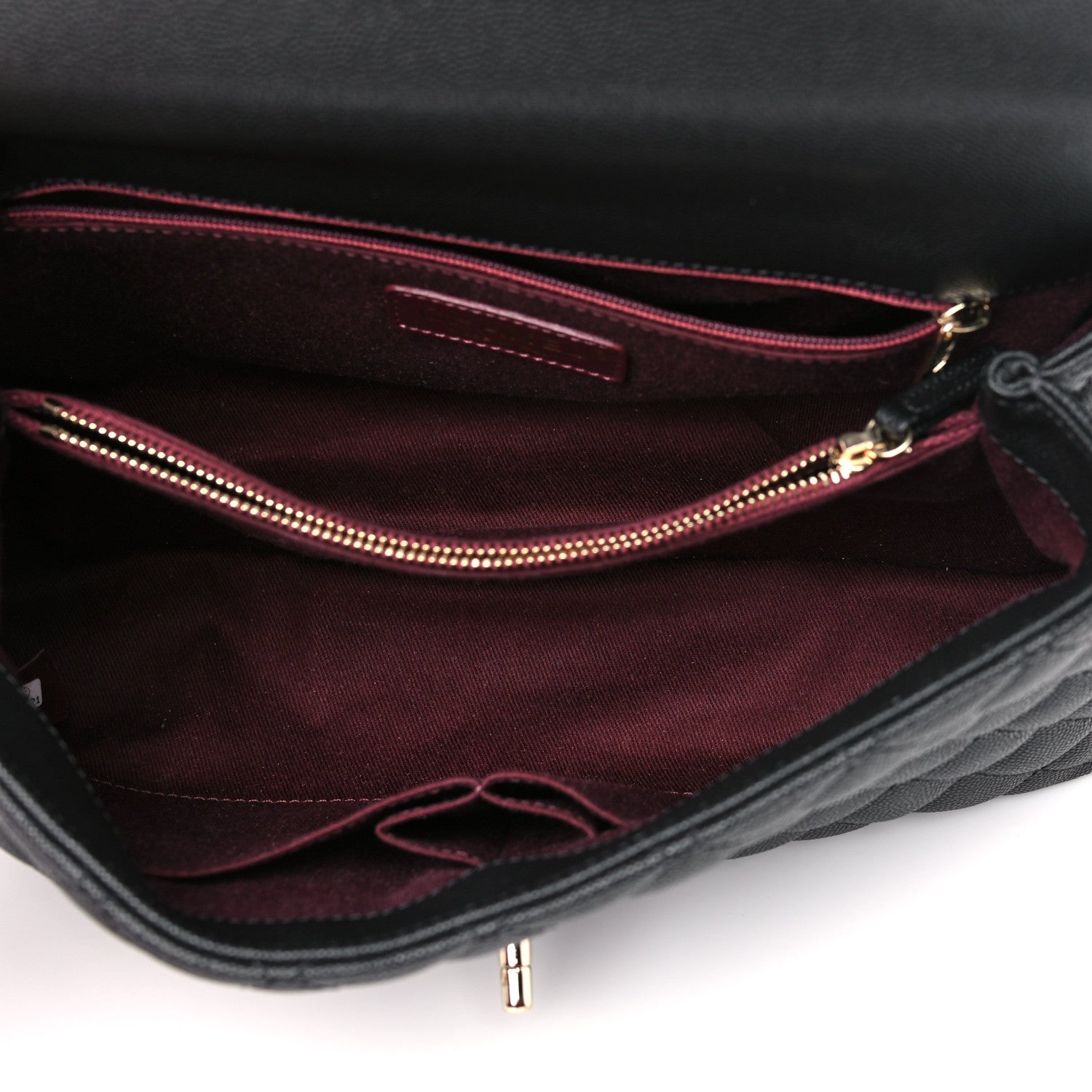 Chanel Caviar Quilted Small Coco Handle Flap Black 5 of 10