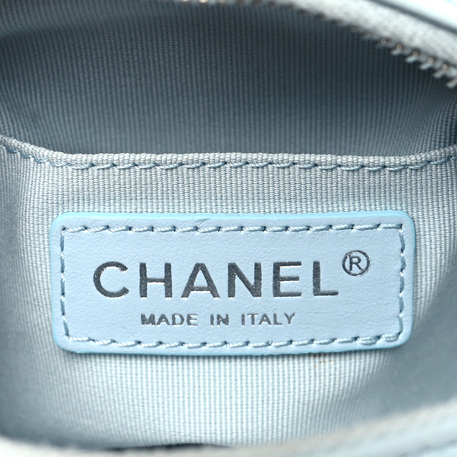 Chanel Lambskin Quilted Vertical My Perfect Camera Case Light Blue 6 of 10