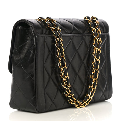 Chanel Lambskin Quilted Medium Single Flap Black 3 of 37