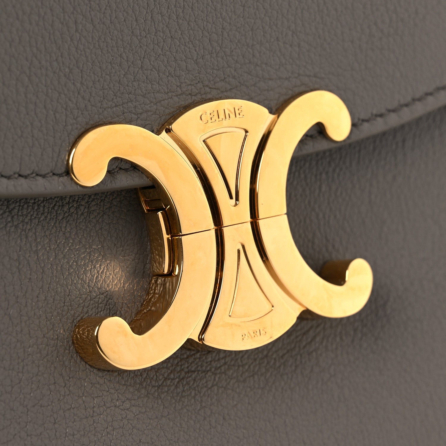 Celine Supple Calfskin Medium Nino Cloudy Grey Pebble 12 of 13