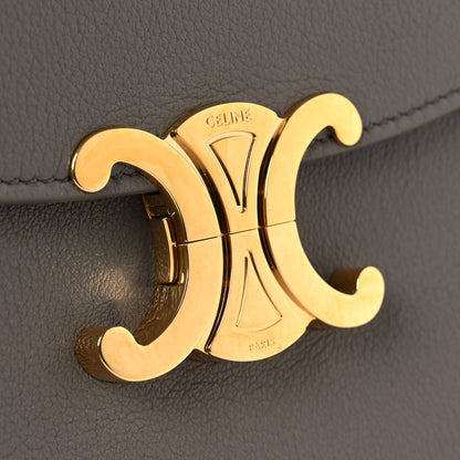 Celine Supple Calfskin Medium Nino Cloudy Grey Pebble 12 of 13