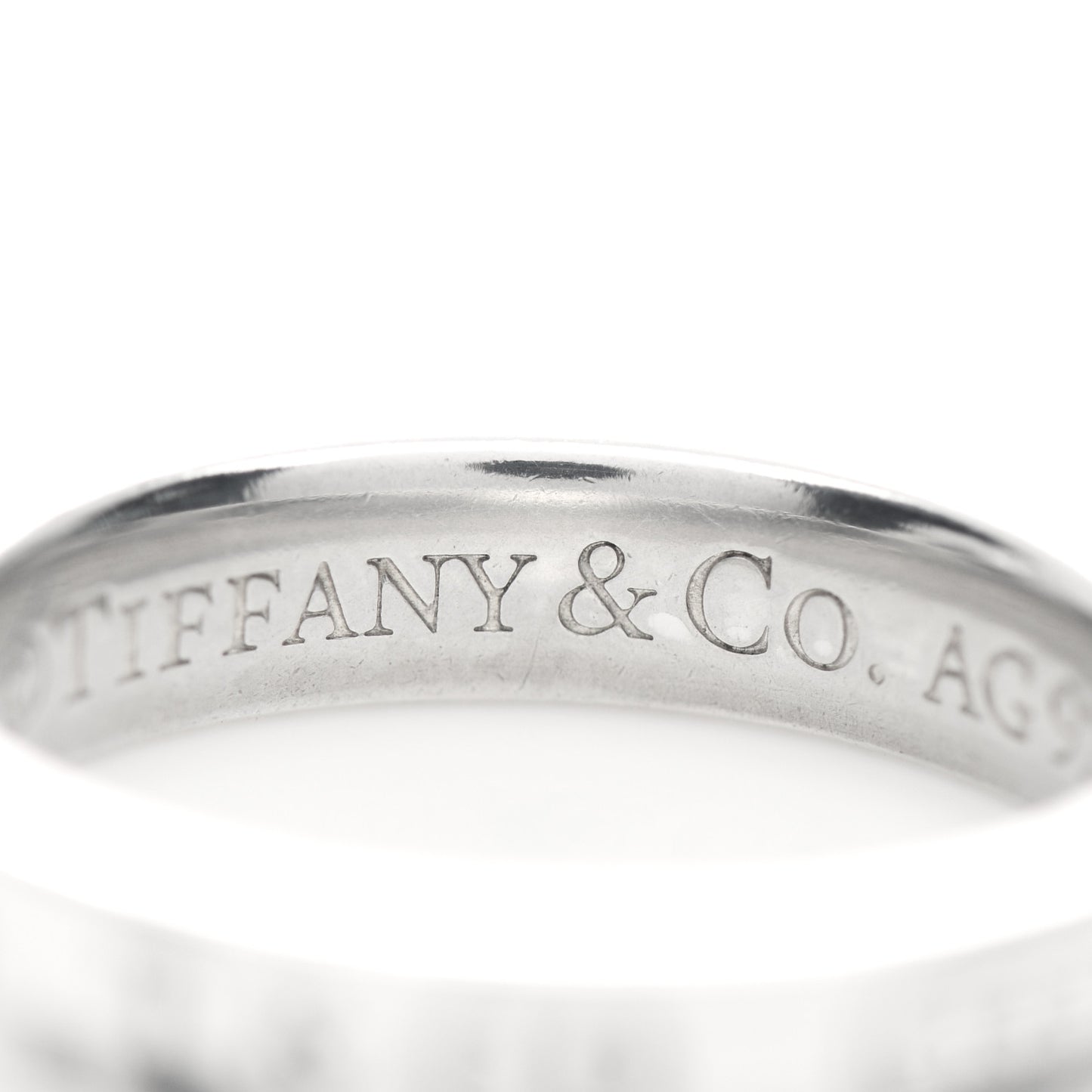 Sterling Silver Narrow 1837 Band Ring 48 4.5