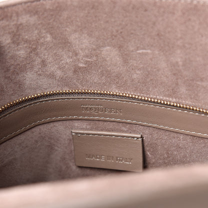 Alexander McQueen Calfskin Embossed Suede Large Heroine Tan 6 of 19