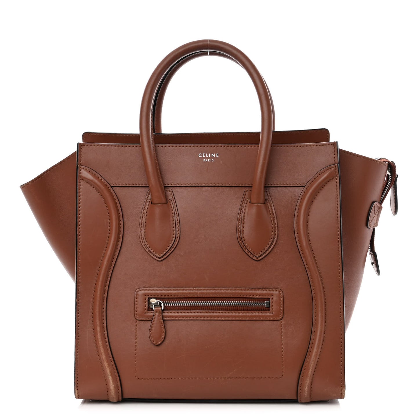 Smooth Calfskin Mini Luggage Sienna