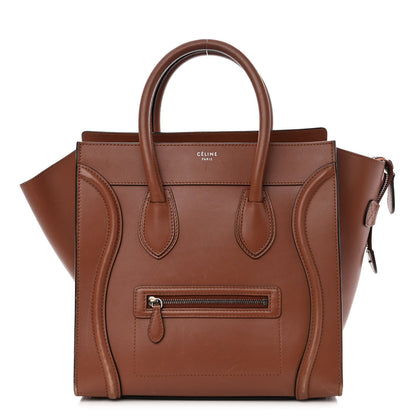 Celine Smooth Calfskin Mini Luggage Sienna 1 of 13
