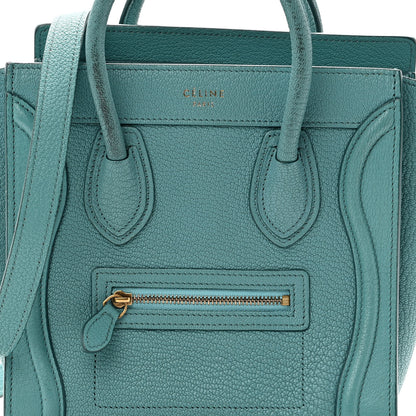 Celine Goatskin Nano Luggage Antarctic 7 of 12