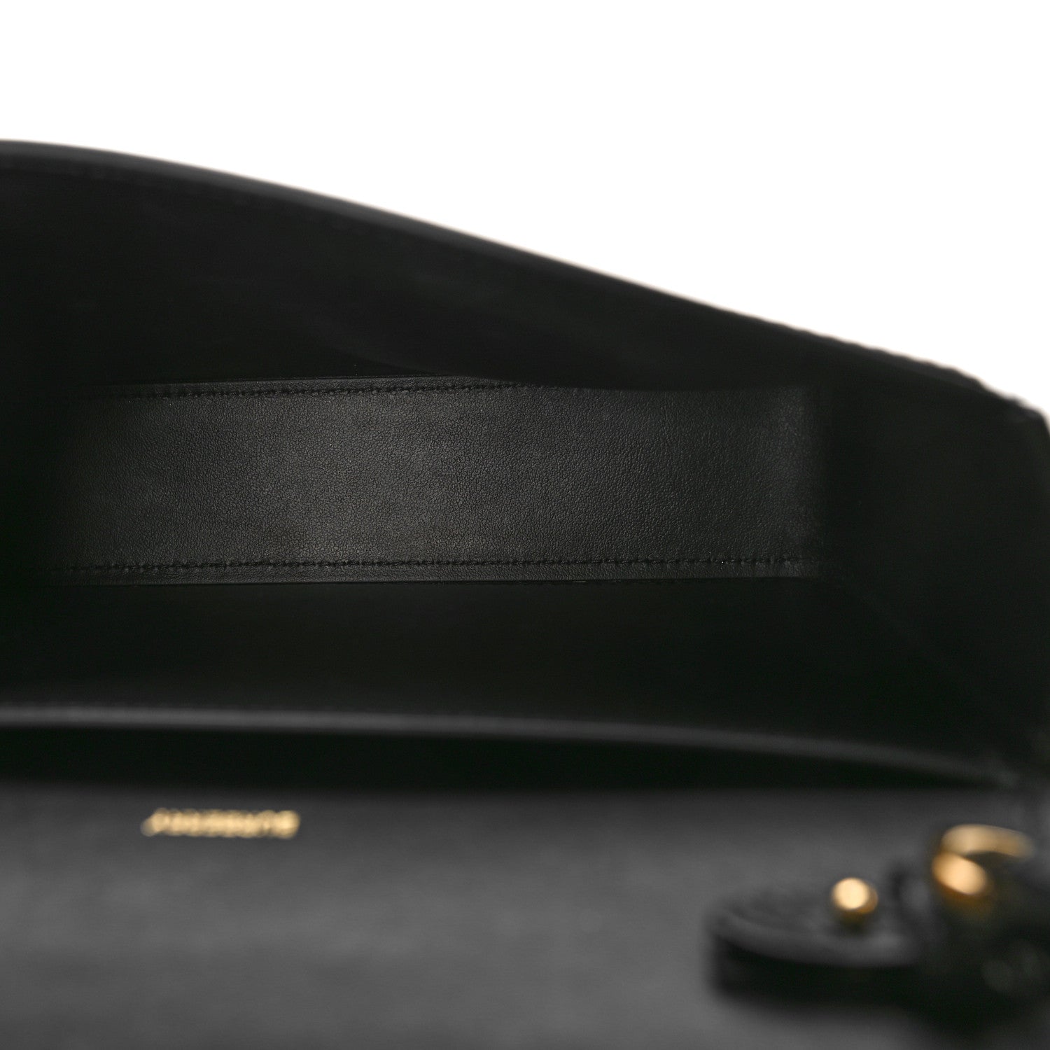 Burberry Calfskin Vintage Check New Hampshire Bag Black 5 of 9