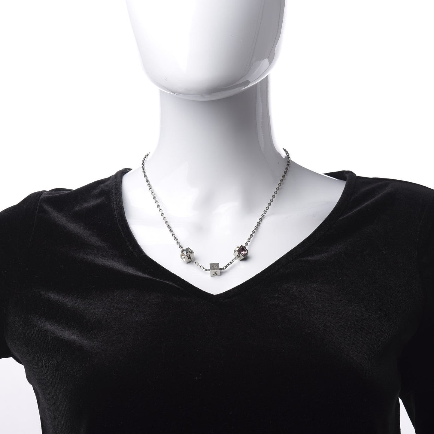 Swarovski Gamble Short Necklace Silver