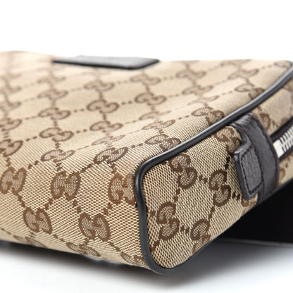 Gucci Monogram Belt Bag Dark Brown 9 of 10