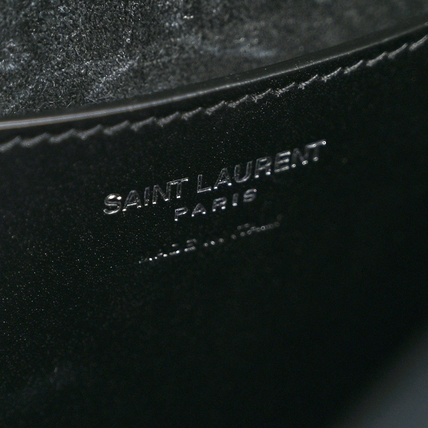 Saint Laurent Calfskin Monogram Take Away Box Black 6 of 8