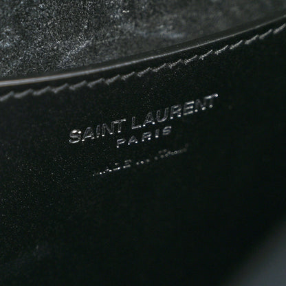 Saint Laurent Calfskin Monogram Take Away Box Black 6 of 8