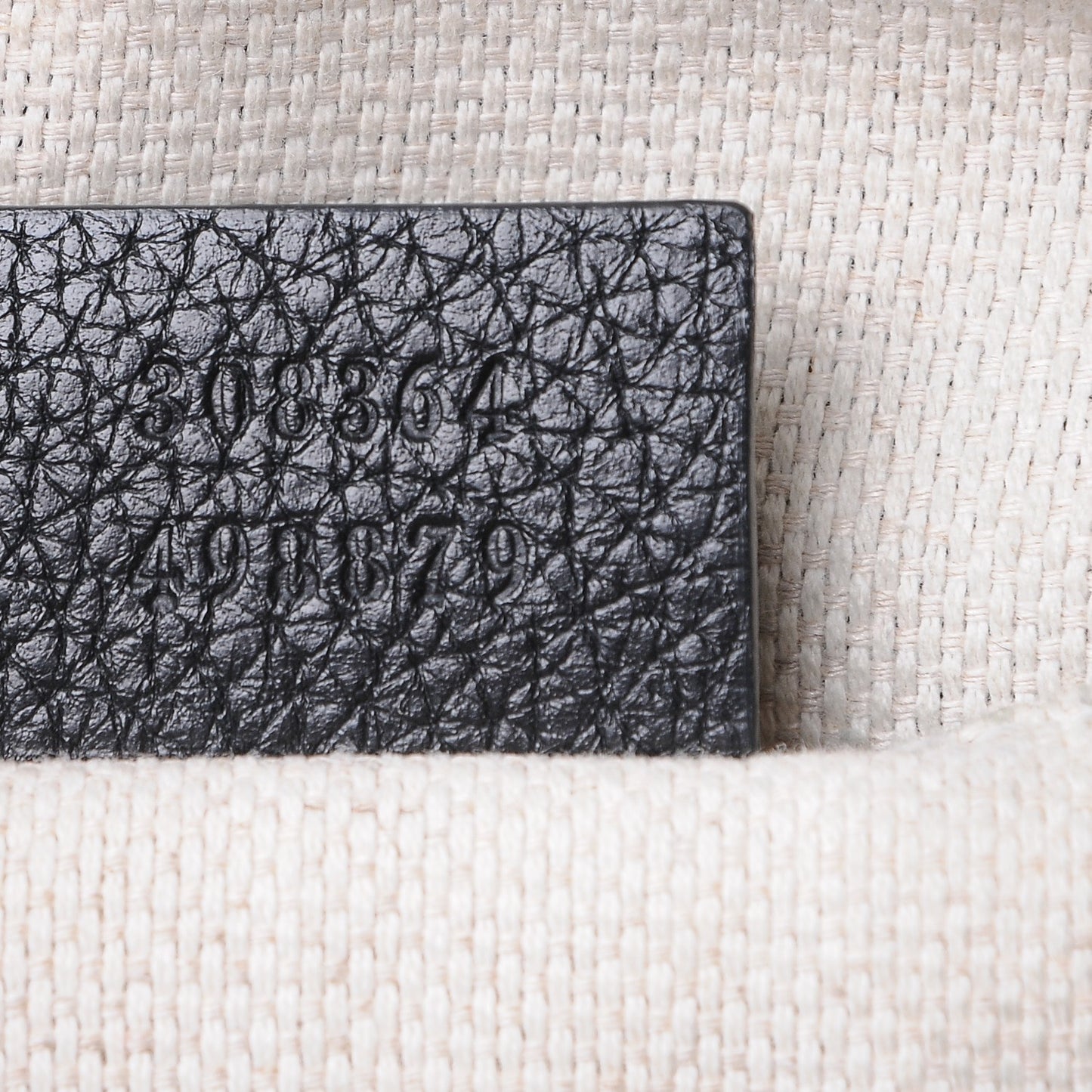 Pebbled Calfskin Small Soho Disco Bag Black