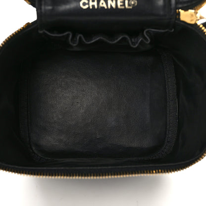 Chanel Caviar Vanity Cosmetic Case Black 5 of 8