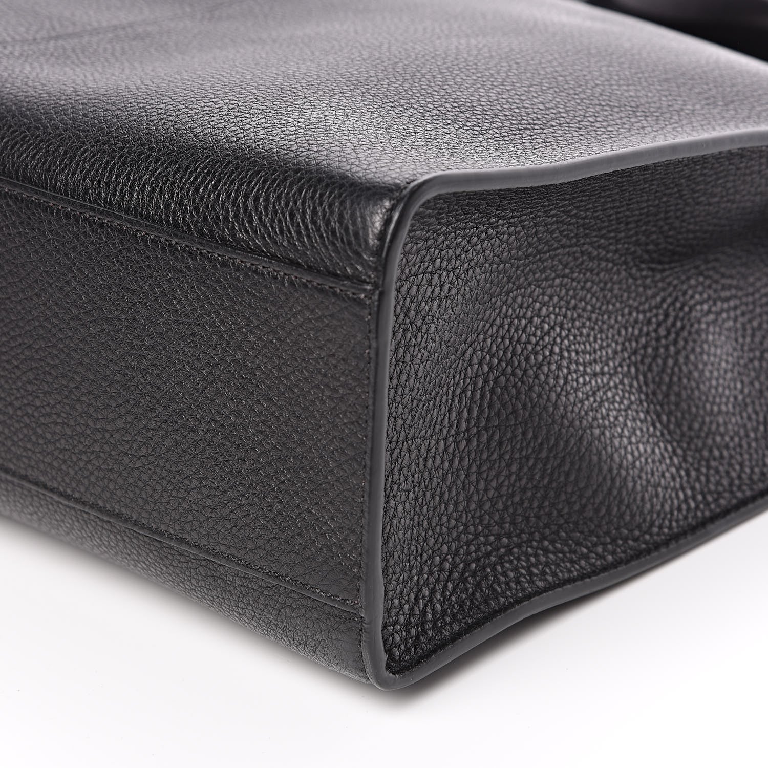 Fendi Cuoio Romano Fabric Marlon Vitello Century Peekaboo X-Lite Fit Black Rosso White Ice 8 of 9