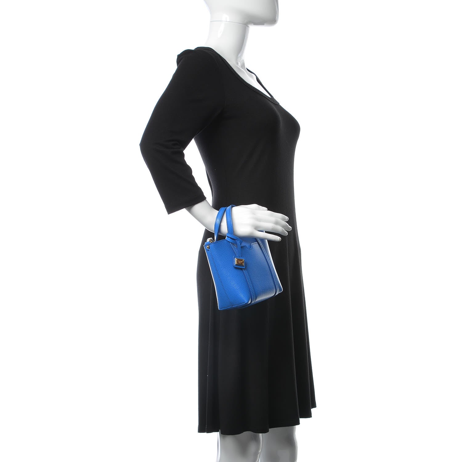 Dolce & Gabbana Dauphine Mini Crossbody Bag Blue 3 of 7