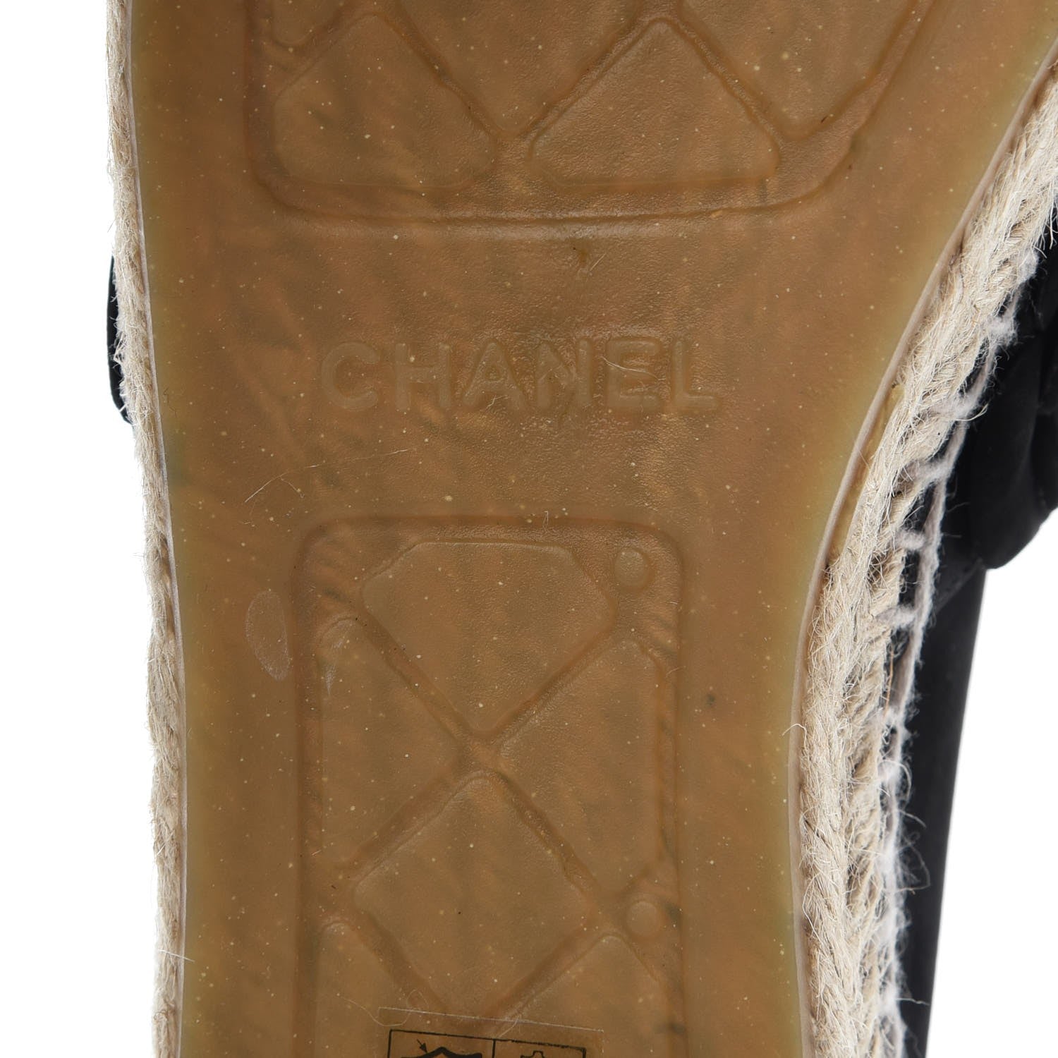 Chanel Suede Camellia CC Espadrilles 42 Black 6 of 9
