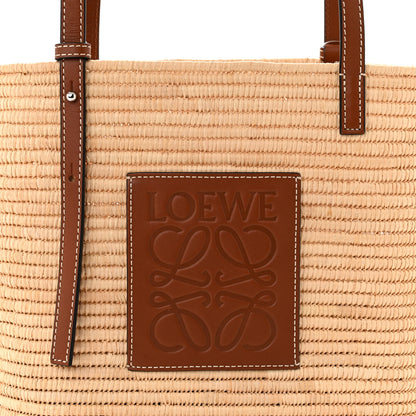 Loewe Raffia Small Square Basket Tote Bag Natural Tan 7 of 9