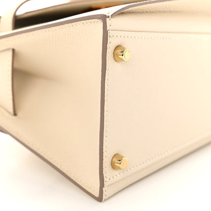 Hermes Epsom Kelly En Desordre Sellier 20 Craie 10 of 12