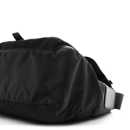 Prada Nylon Vela Saffiano Single Buckle Messenger Shoulder Bag Black 10 of 10