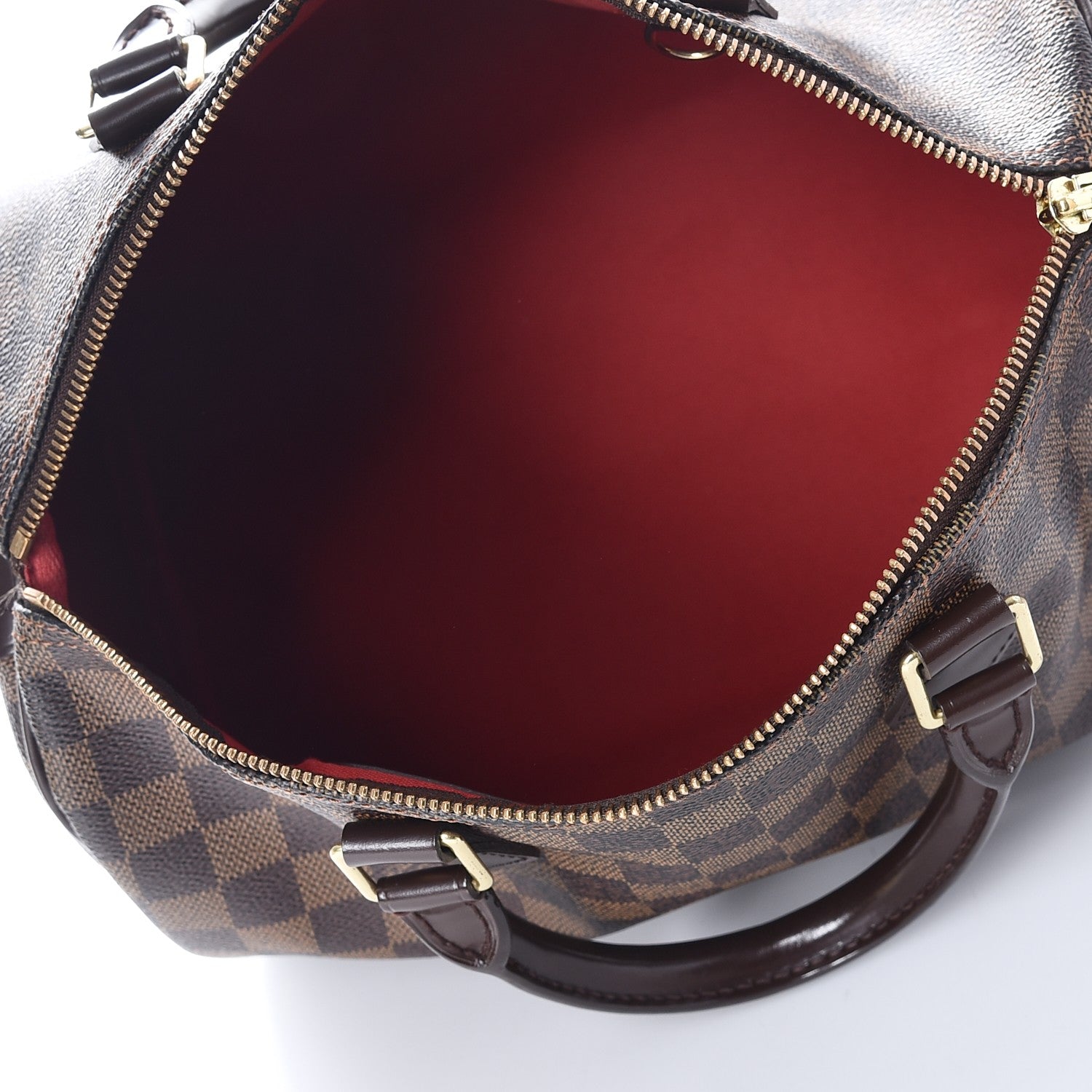 Louis Vuitton Damier Ebene Speedy 30 5 of 7