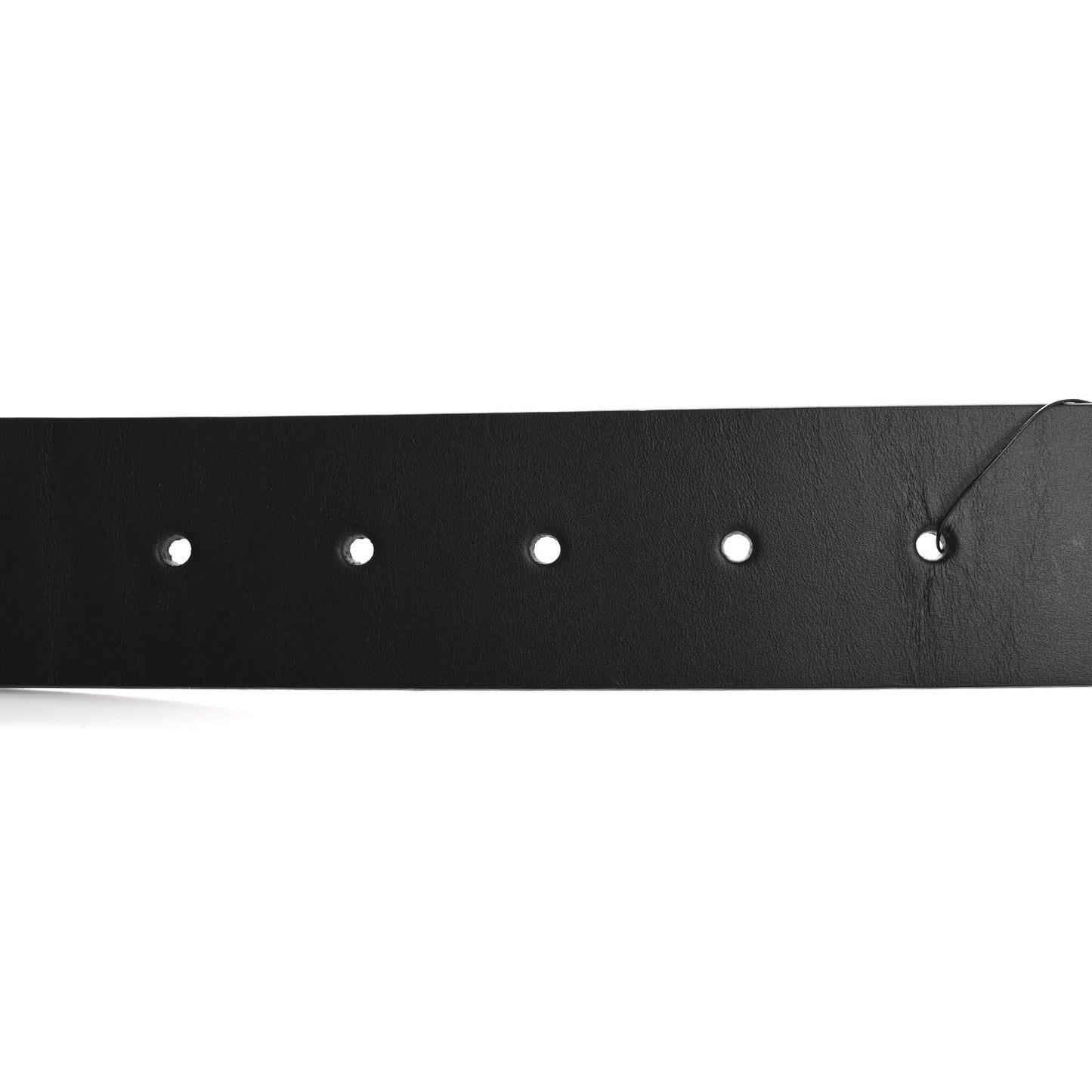 Moon Calfskin Nickel Interlocking G 90 36 Black