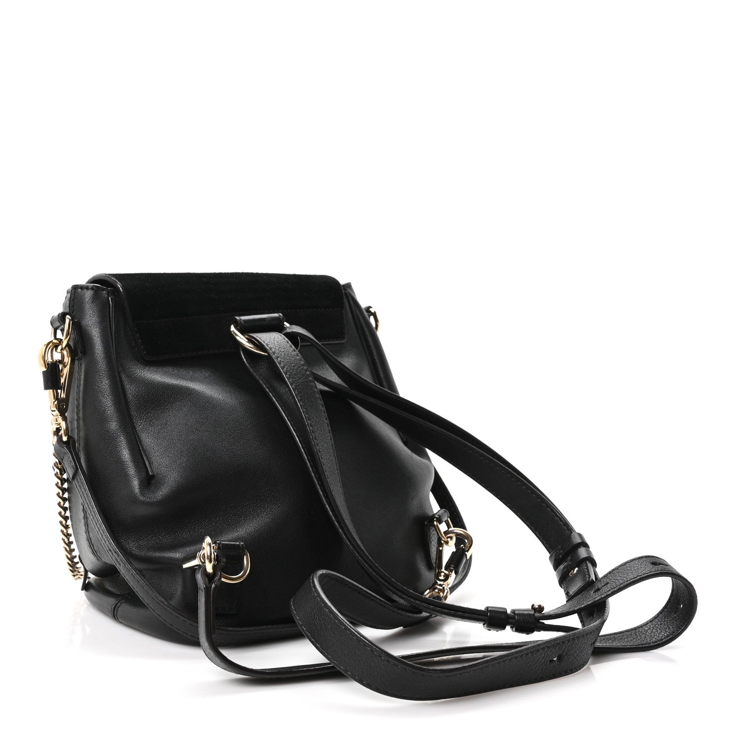 Chloé Small Faye Suede & Leather Backpack