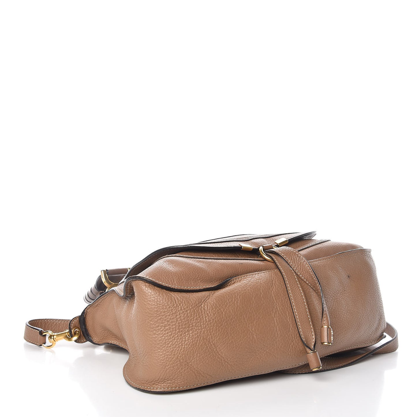 Calfskin Medium Marcie Satchel Nut