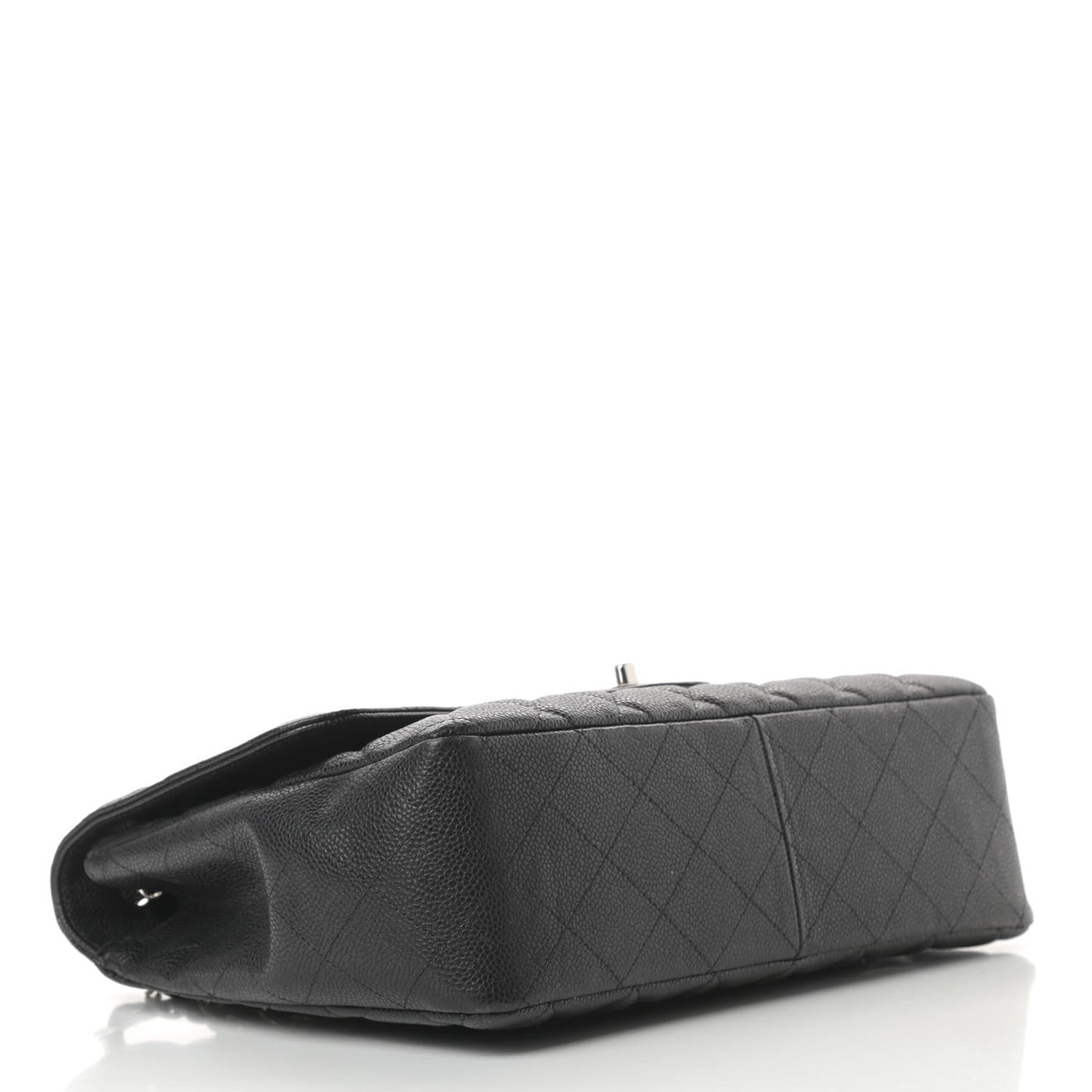 Caviar Quilted Jumbo Single Flap Black