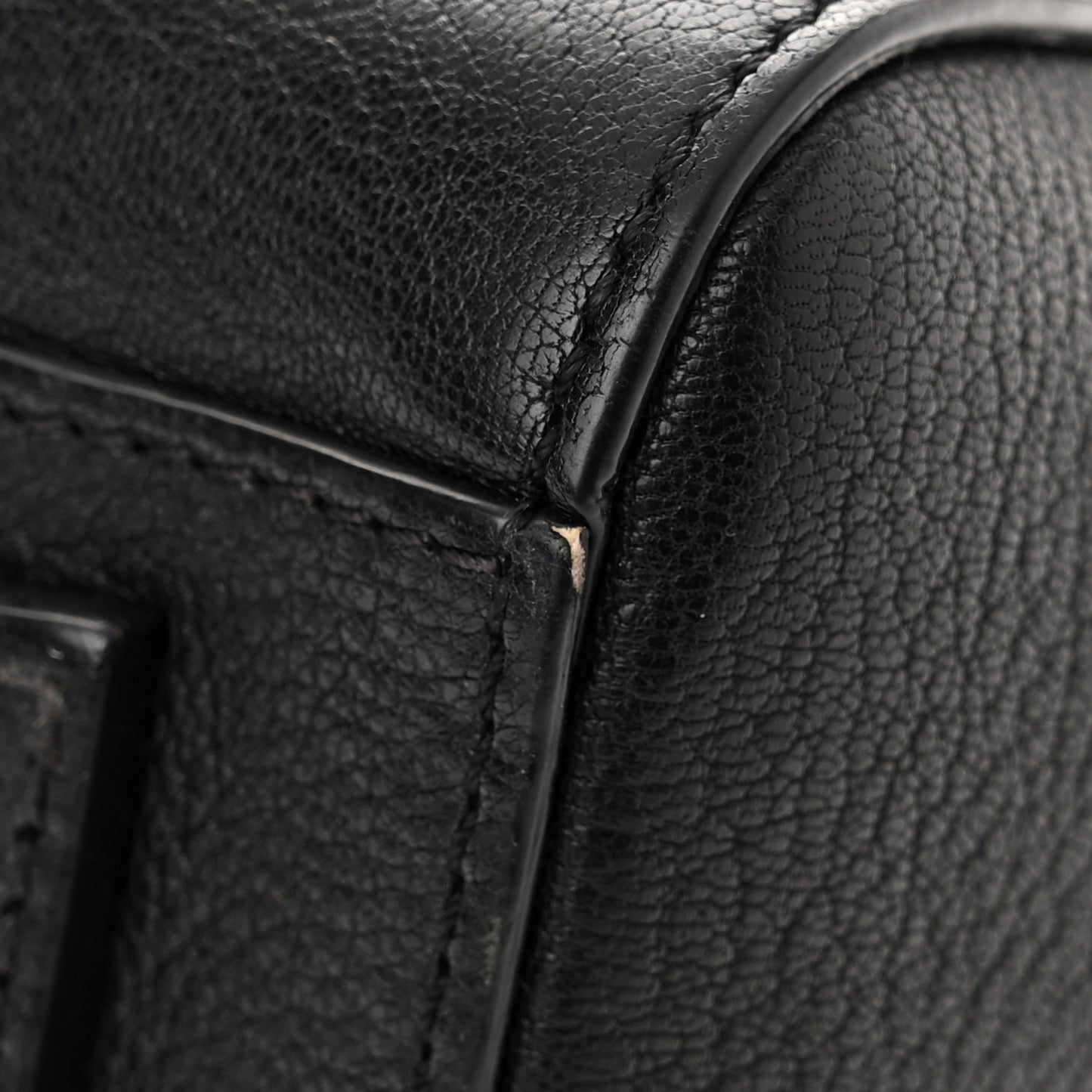 Sugar Goatskin Mini Antigona Black