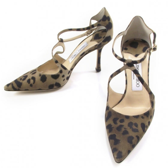 Jimmy Choo Cheetah Strappy Heels 36.5 1 of 7