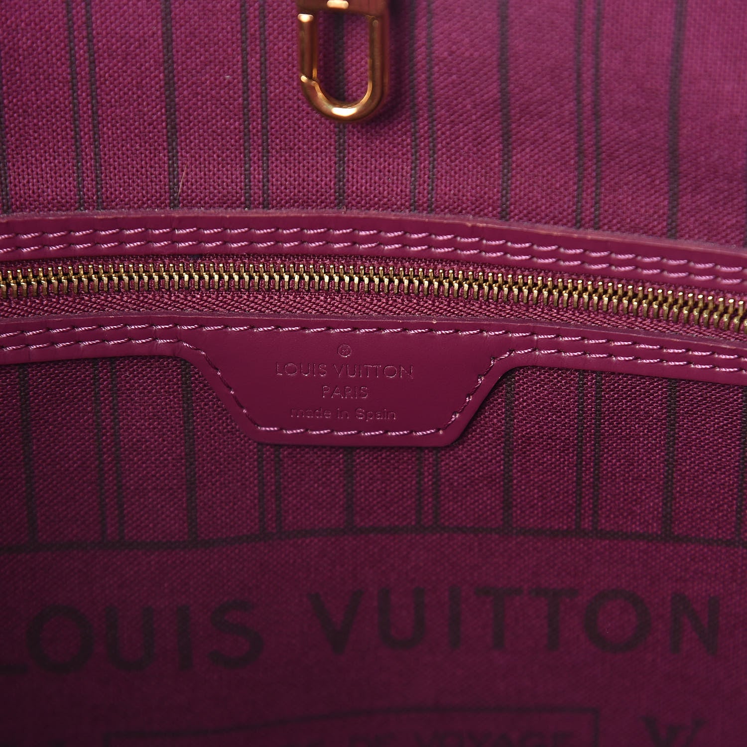 Louis Vuitton Monogram Totem Neverfull MM Magenta 6 of 12