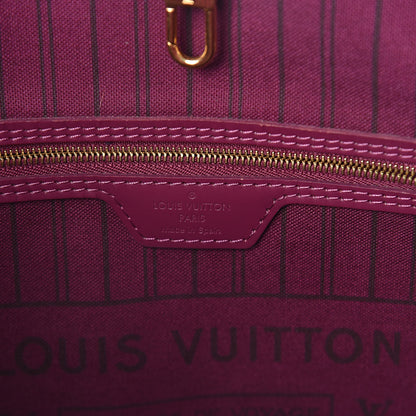 Louis Vuitton Monogram Totem Neverfull MM Magenta 6 of 12