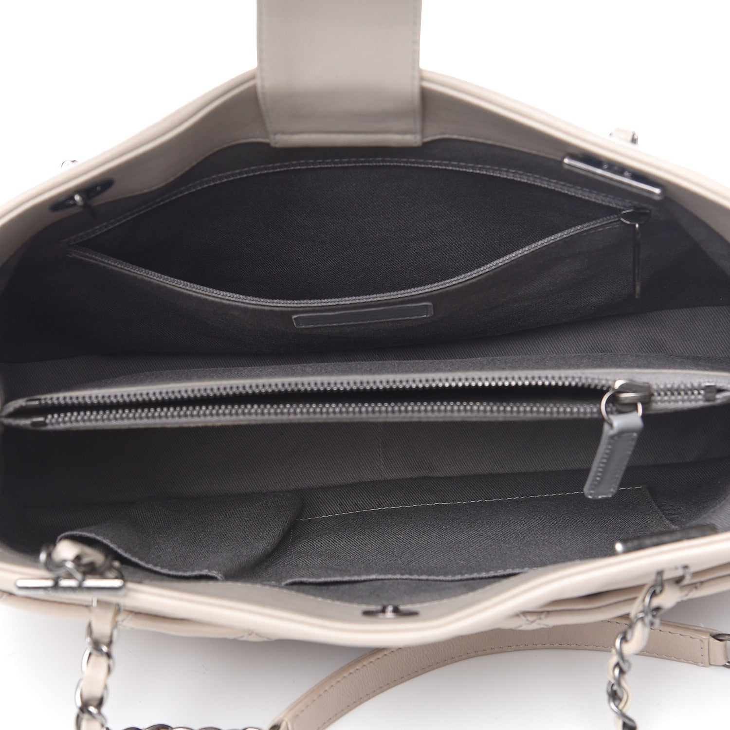 Chanel Calfskin Medium Stitch It Tote Beige 5 of 12