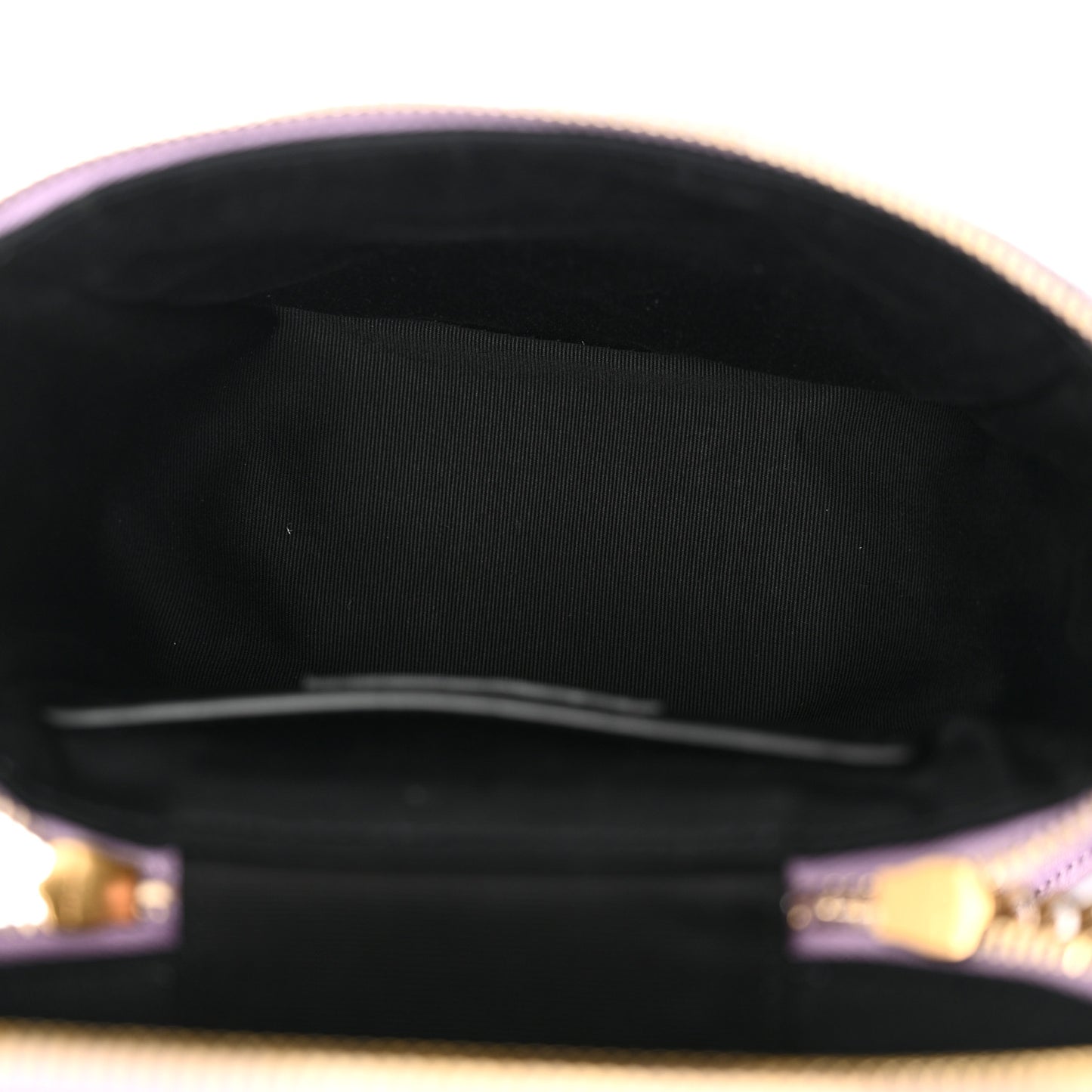 denim Quilted 80's Vanity Bag Bleached Lilac