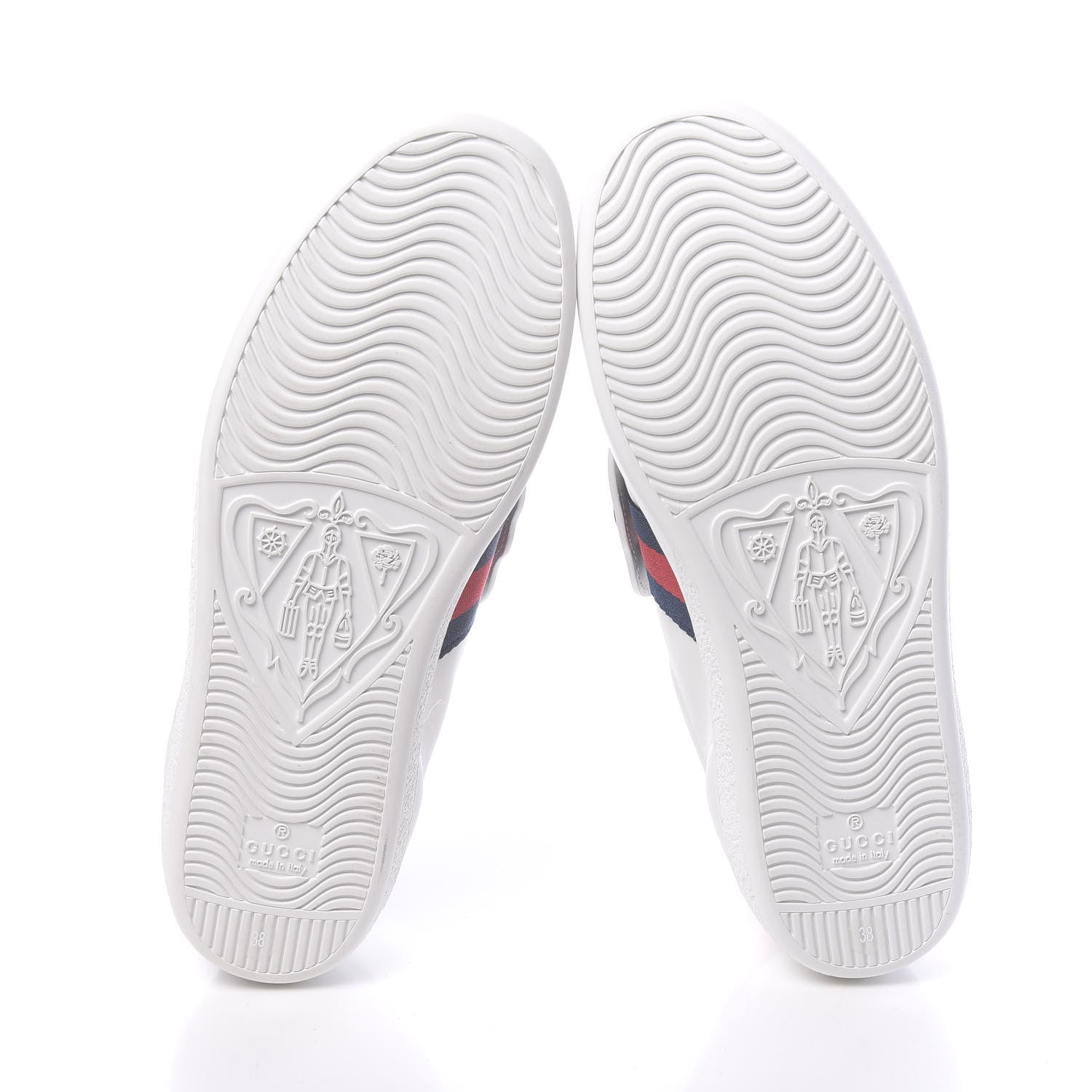 Gucci Calfskin Ayers Crystal Panther Embroidered Womens Ace Sneakers 38 White 5 of 11