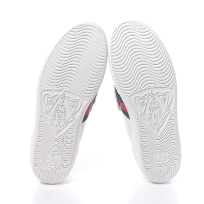 Gucci Calfskin Ayers Crystal Panther Embroidered Womens Ace Sneakers 38 White 5 of 11