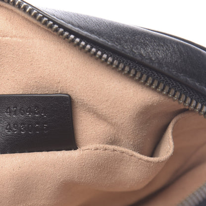 Gucci Calfskin Matelasse GG Marmont Belt Bag 95 38 Black 7 of 12