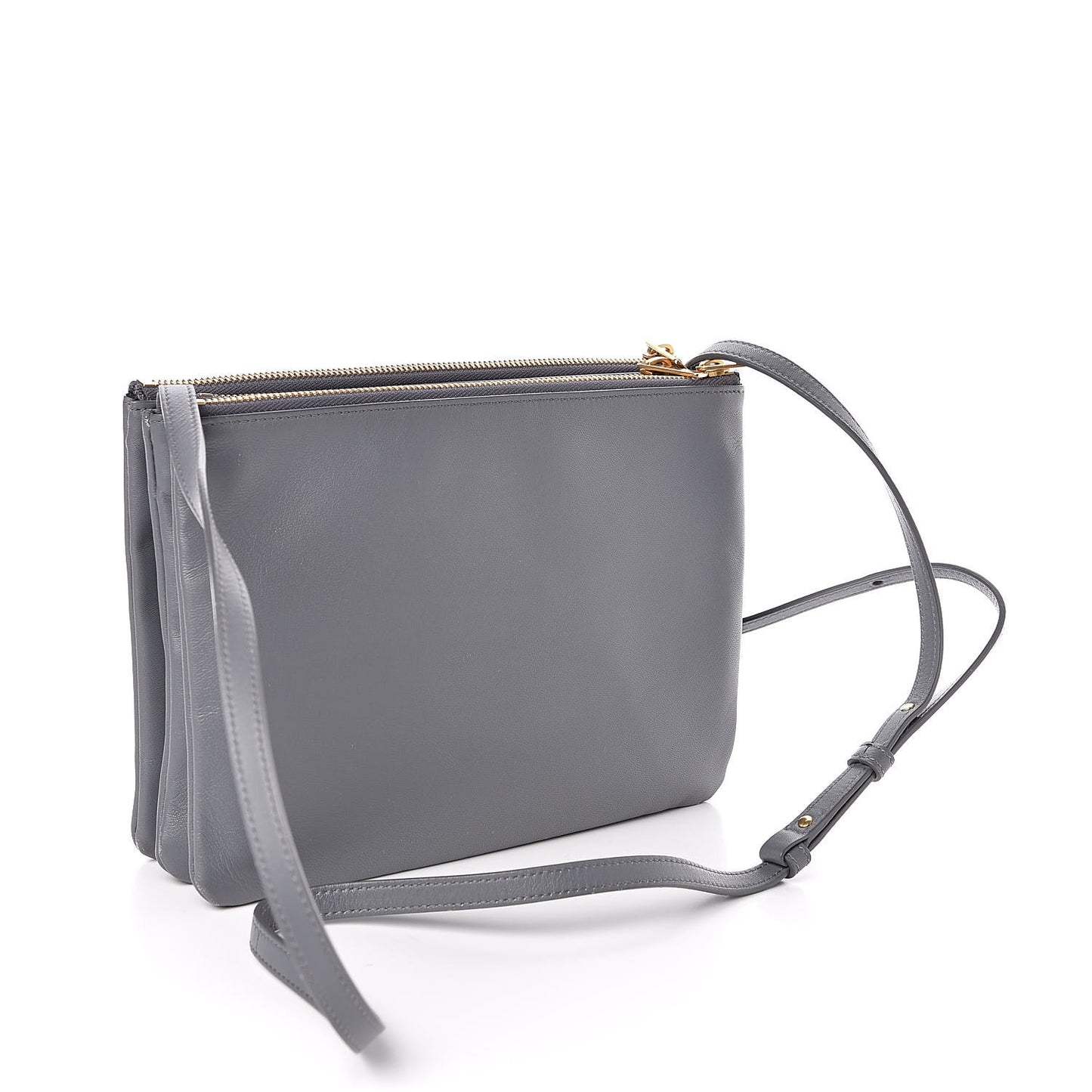 Lambskin Large Trio Crossbody Bag Storm
