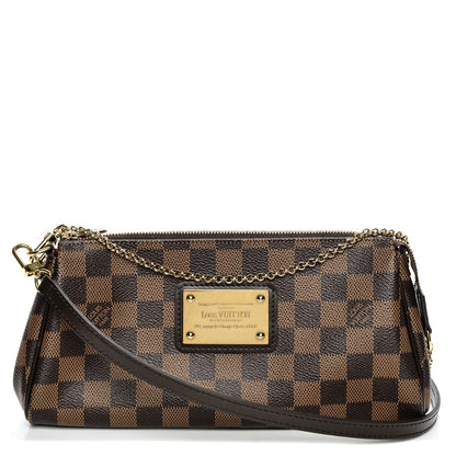 Louis Vuitton Damier Ebene Eva Clutch 1 of 6