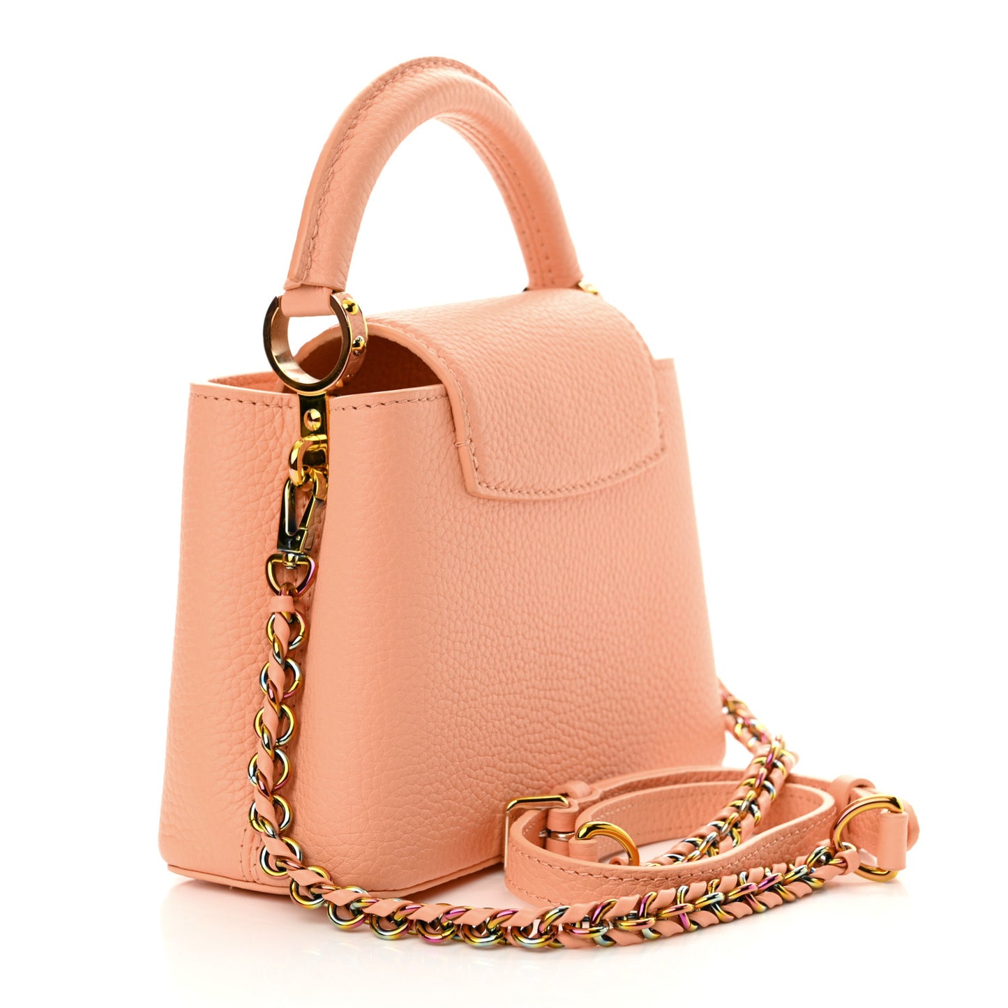 Taurillon Mini Capucines Iridescent Abricot