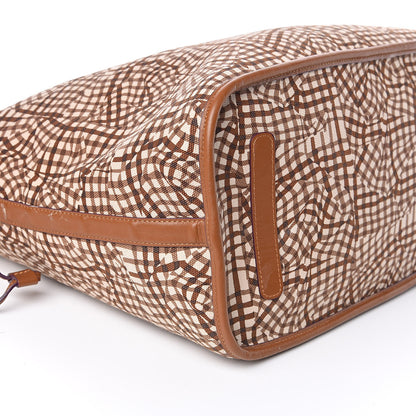 MCM Visetos Large Liz Reversible Shopper Tote Cognac 22 of 23