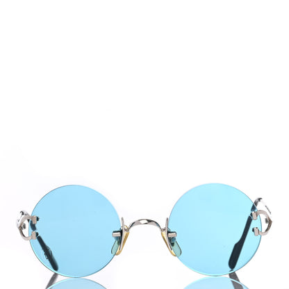 Cartier Rimless C-Decor Round Sunglasses Blue 2 of 7