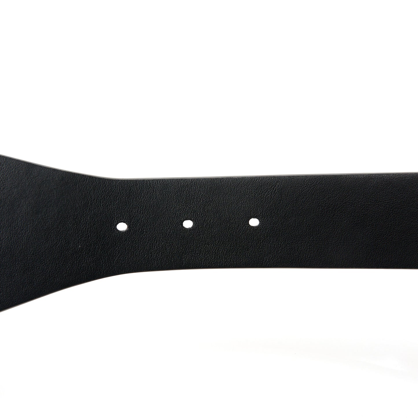 Matte Supple Calfskin Saddle Belt With Pouch L Black