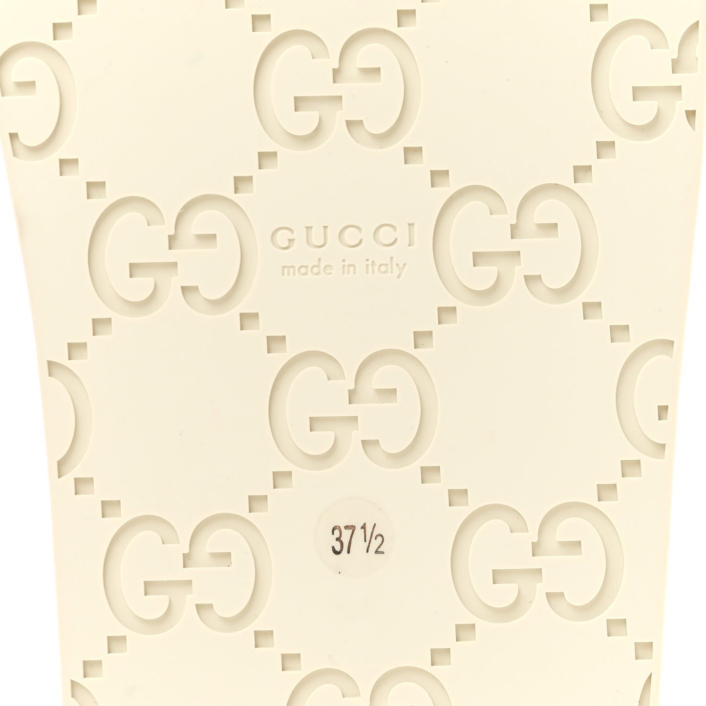 Monogram GG Calfskin Angelina Platform 55mm Slide Sandals 37.5 Rose Dust