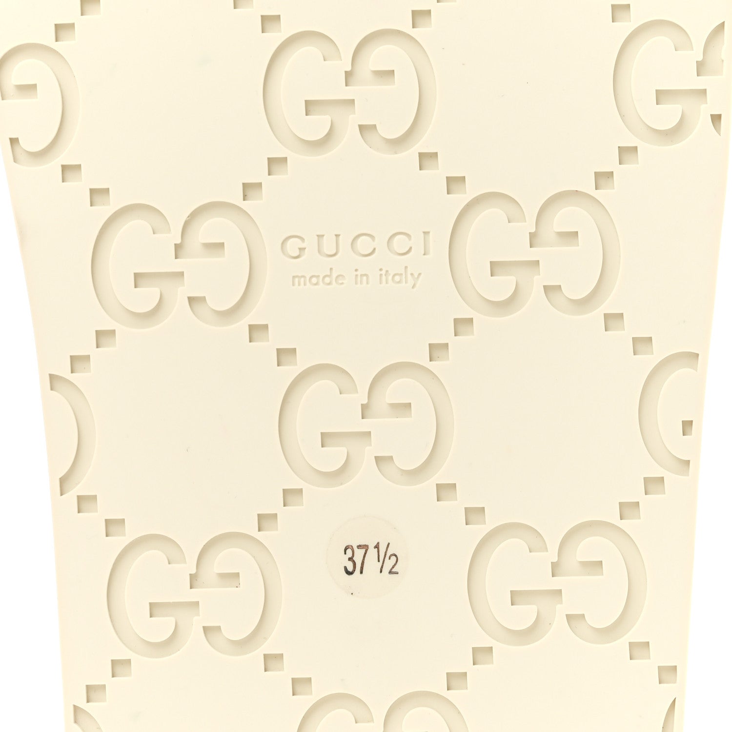 Gucci Monogram GG Calfskin Angelina Platform 55mm Slide Sandals 37.5 Rose Dust 8 of 10