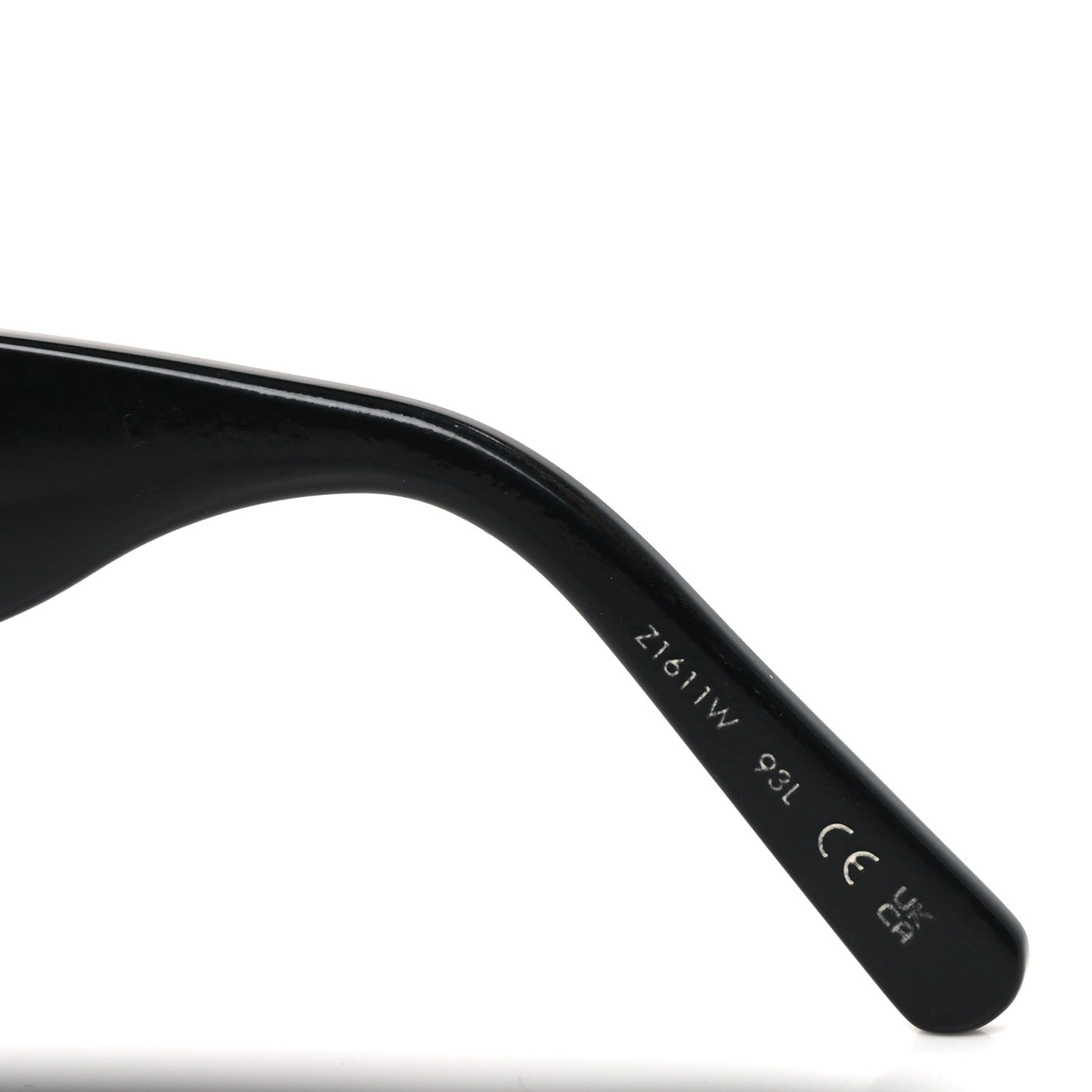 Acetate LV Empreinte Square Sunglasses Z1611W Black