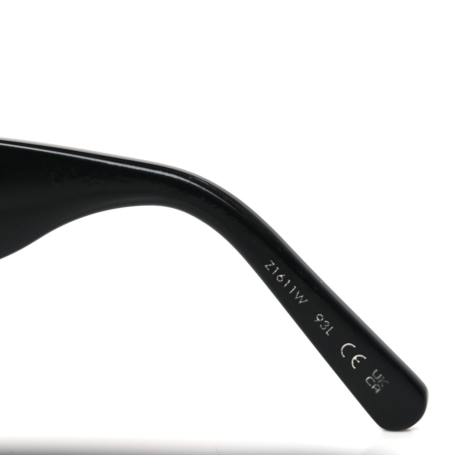 Louis Vuitton Acetate LV Empreinte Square Sunglasses Z1611W Black 6 of 8
