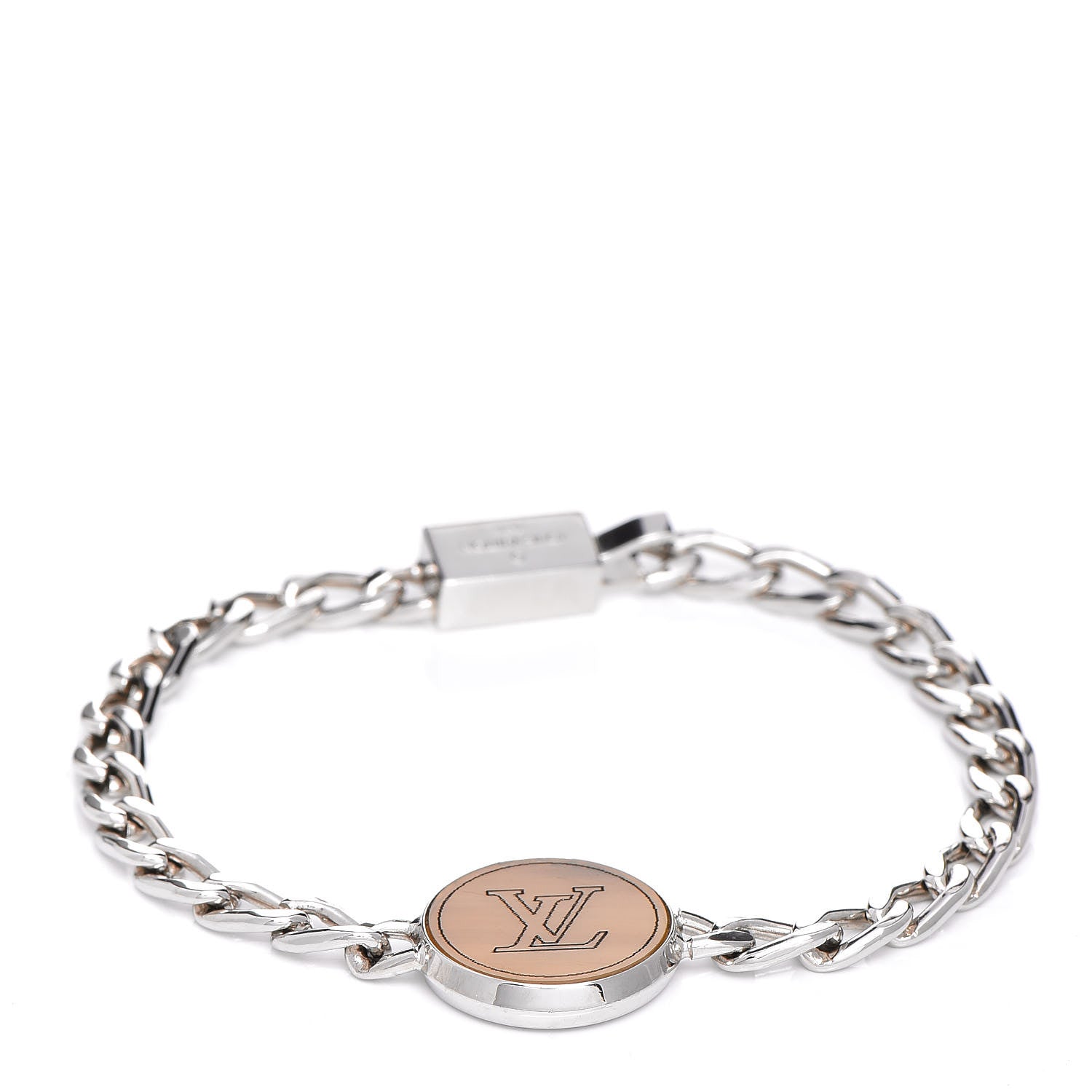 Louis Vuitton LV Charm Bracelet Silver 1 of 6
