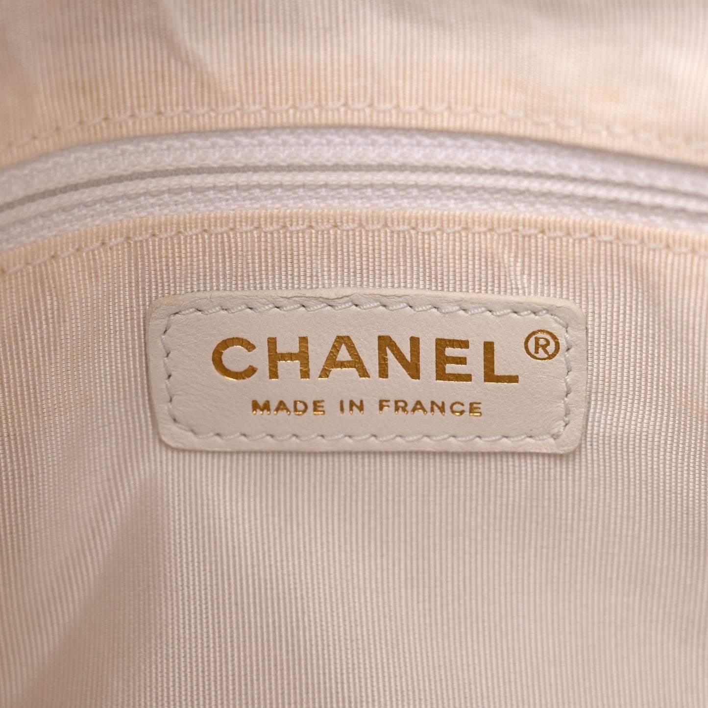 Caviar Quilted Hobo White