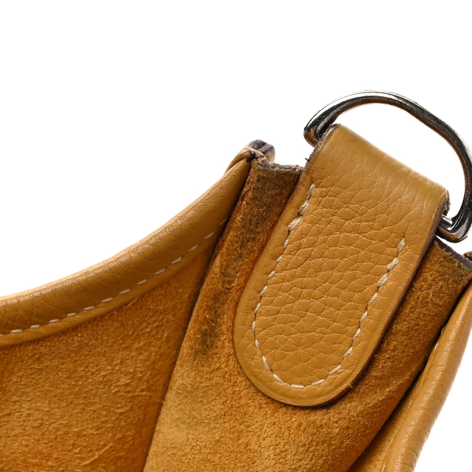 Hermes Taurillon Clemence Amazone Evelyne II GM Curry 12 of 18